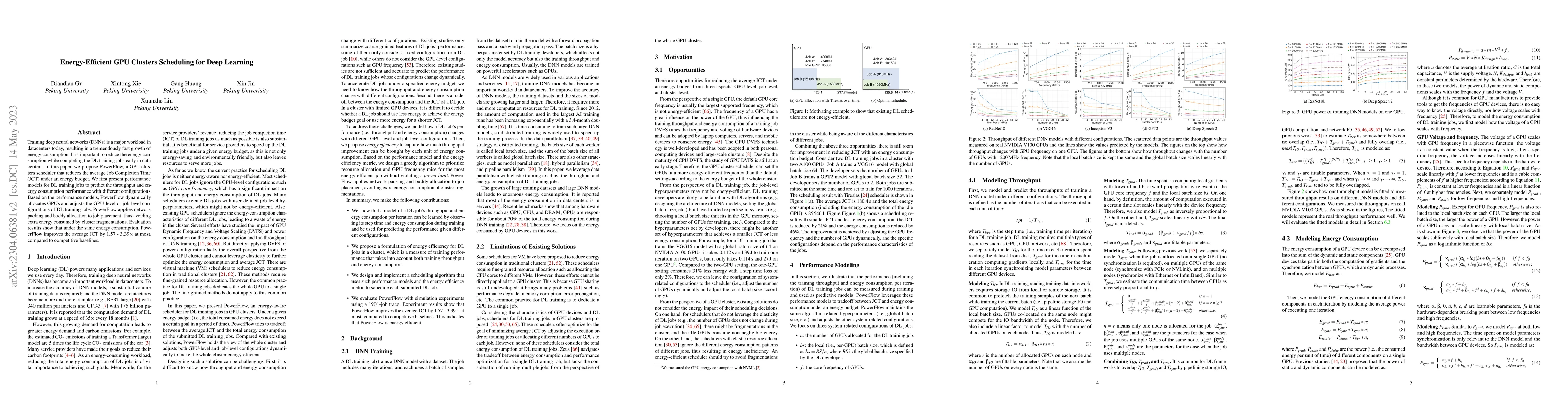 Thumbnail for Energy-Efficient GPU Clusters Scheduling for Deep Learning