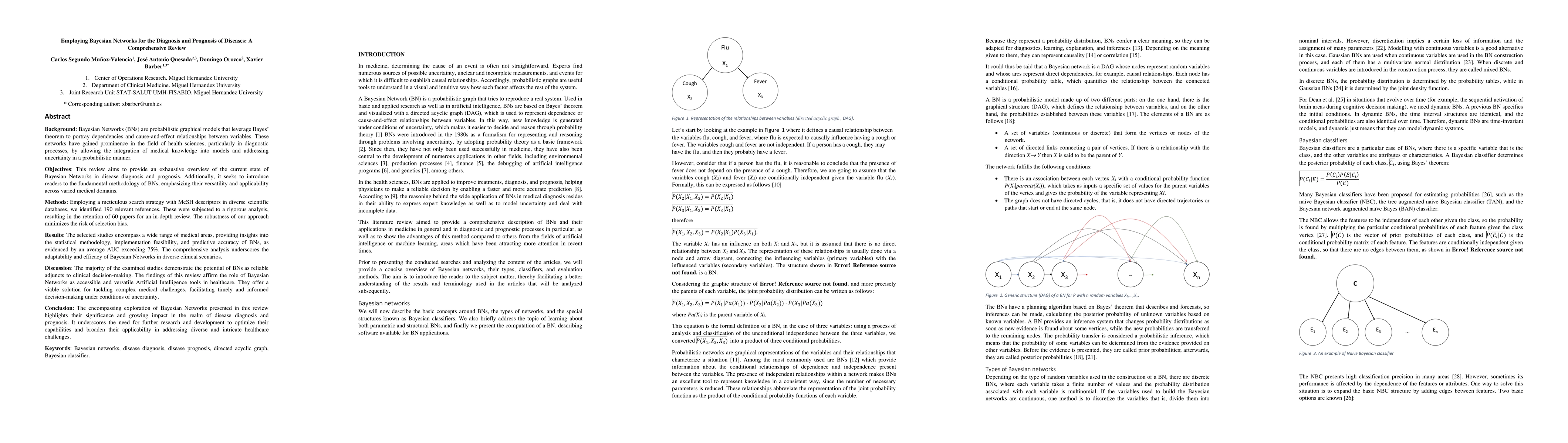 Thumbnail for Employing Bayesian Networks for the Diagnosis and Prognosis of Diseases:
  A Comprehensive Review