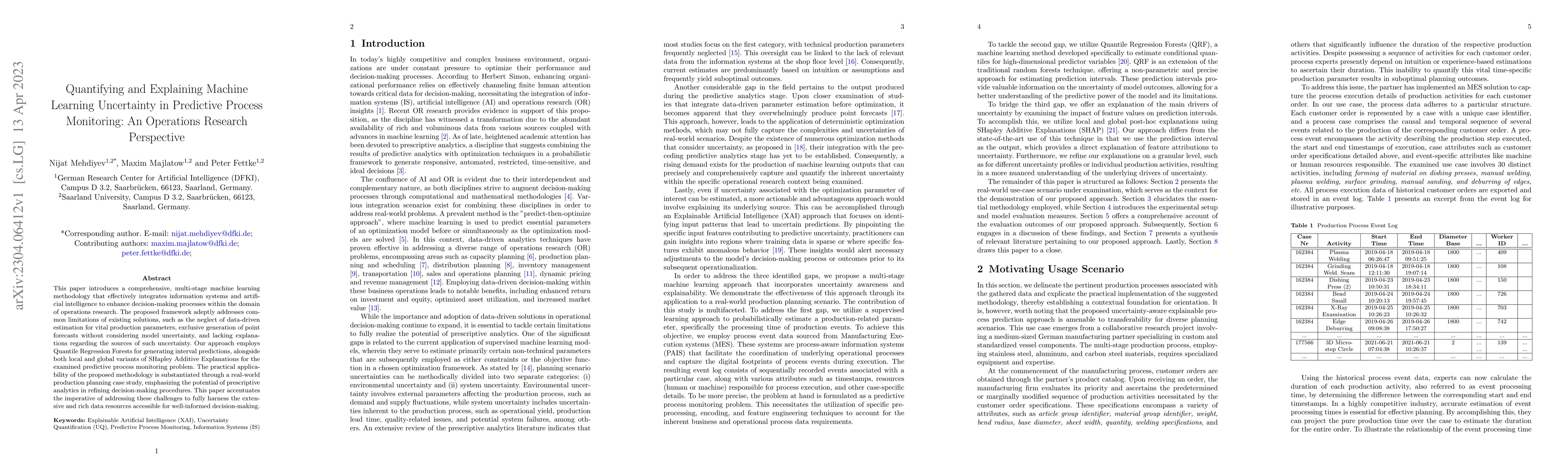 Thumbnail for Quantifying and Explaining Machine Learning Uncertainty in Predictive
  Process Monitoring: An Operations Research Perspective
