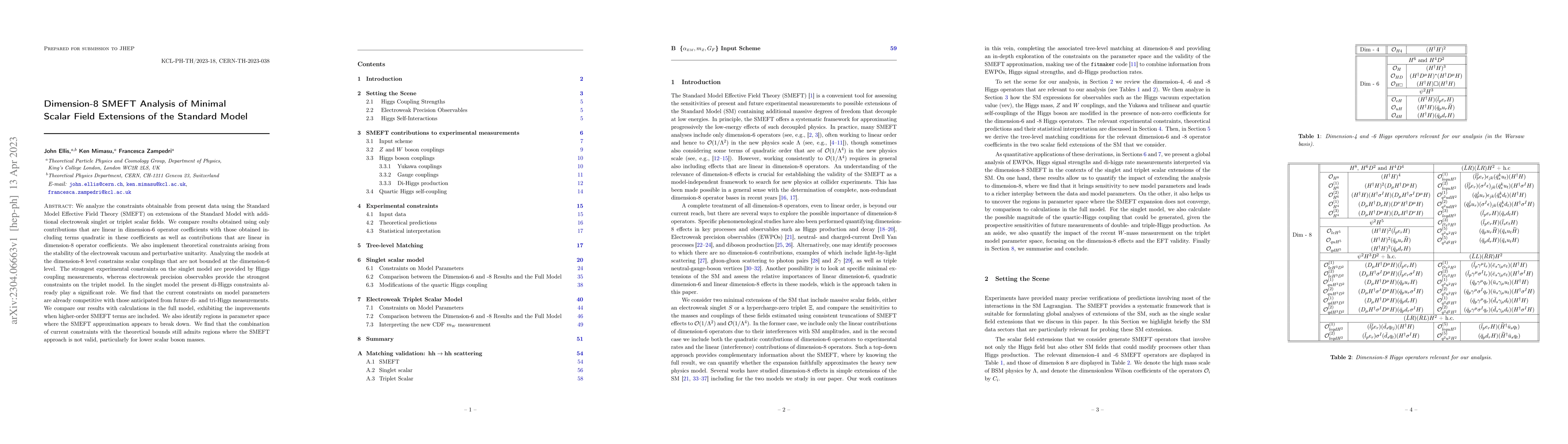 Thumbnail for Dimension-8 SMEFT Analysis of Minimal Scalar Field Extensions of the
  Standard Model