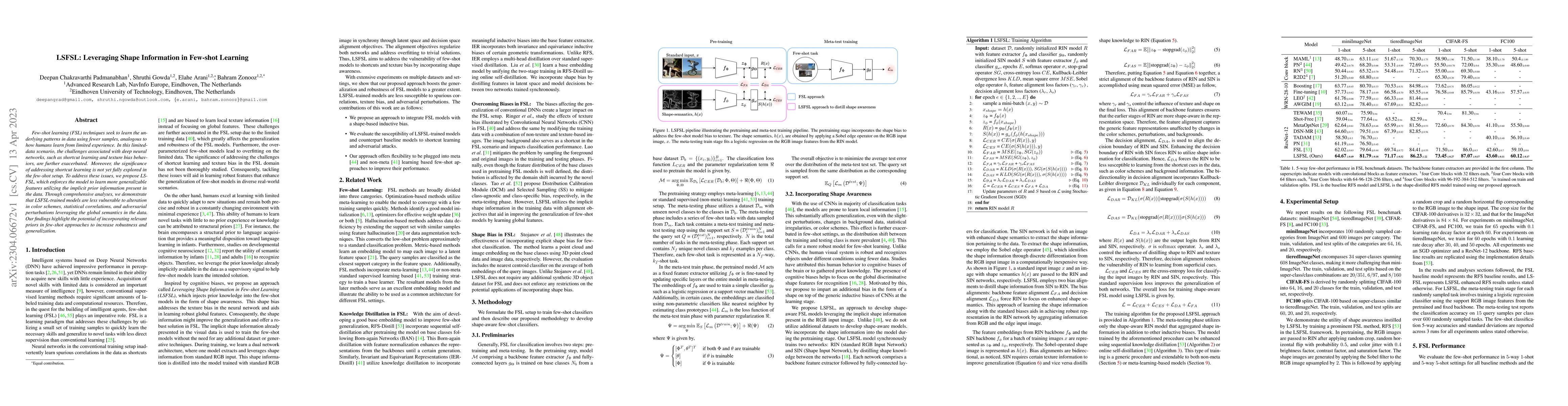 Thumbnail for LSFSL: Leveraging Shape Information in Few-shot Learning