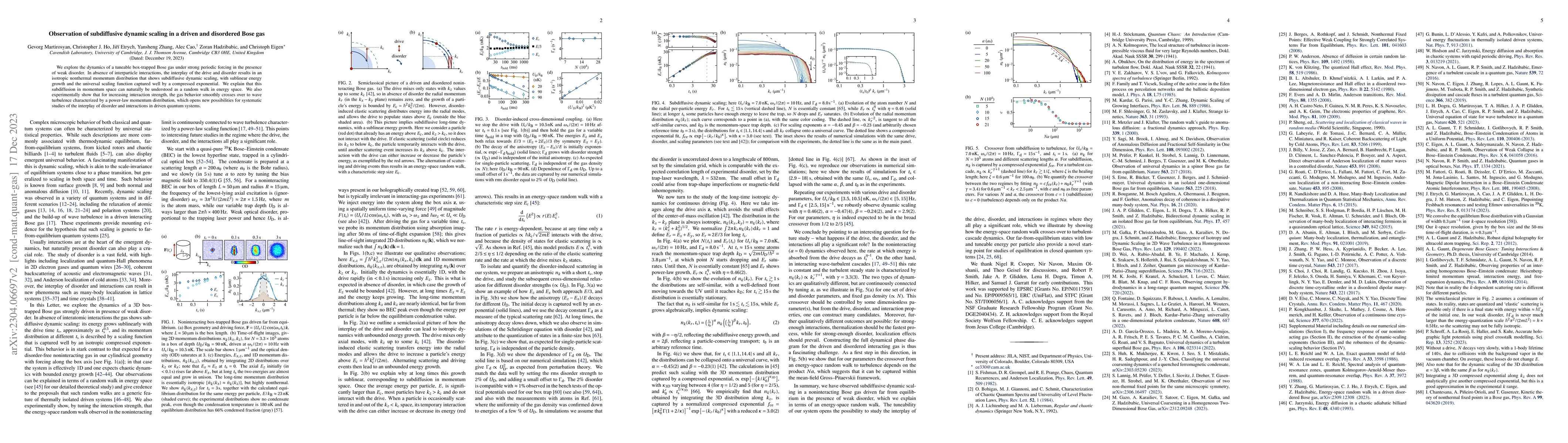 Thumbnail for Observation of subdiffusive dynamic scaling in a driven and disordered
  Bose gas