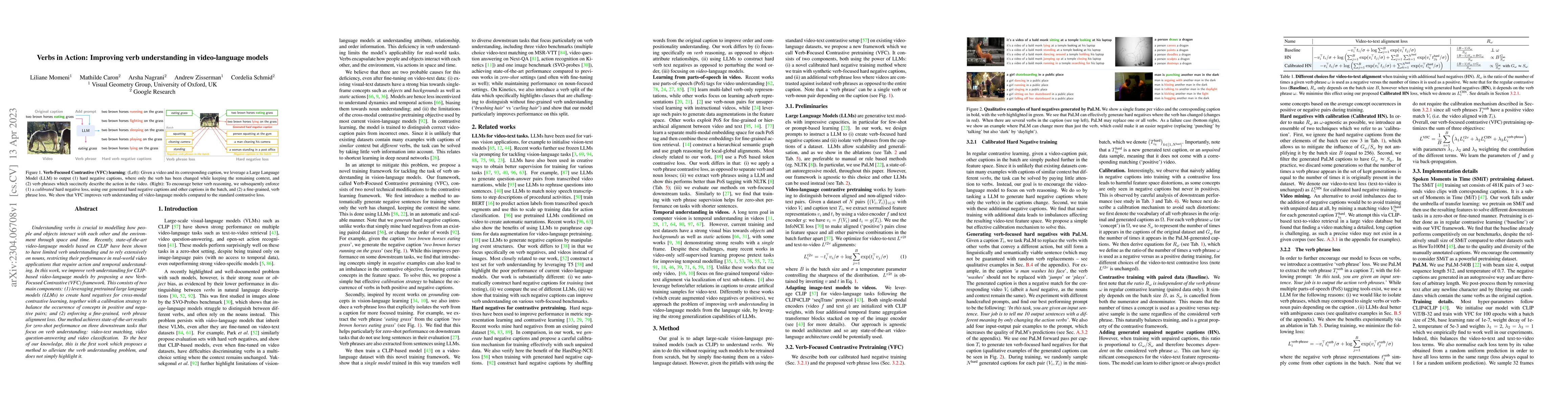 Thumbnail for Verbs in Action: Improving verb understanding in video-language models