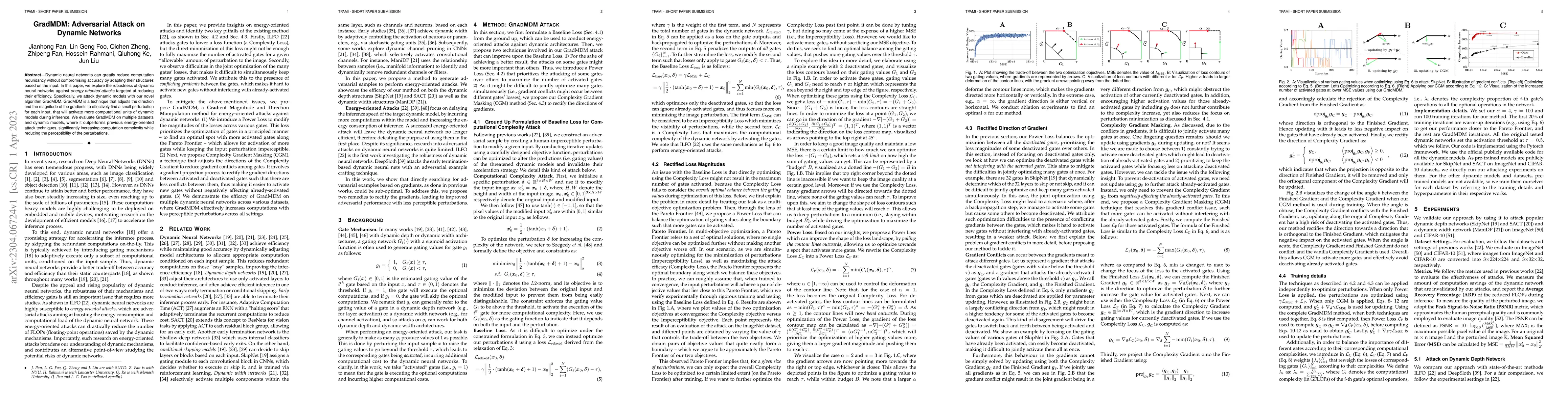Thumbnail for GradMDM: Adversarial Attack on Dynamic Networks
