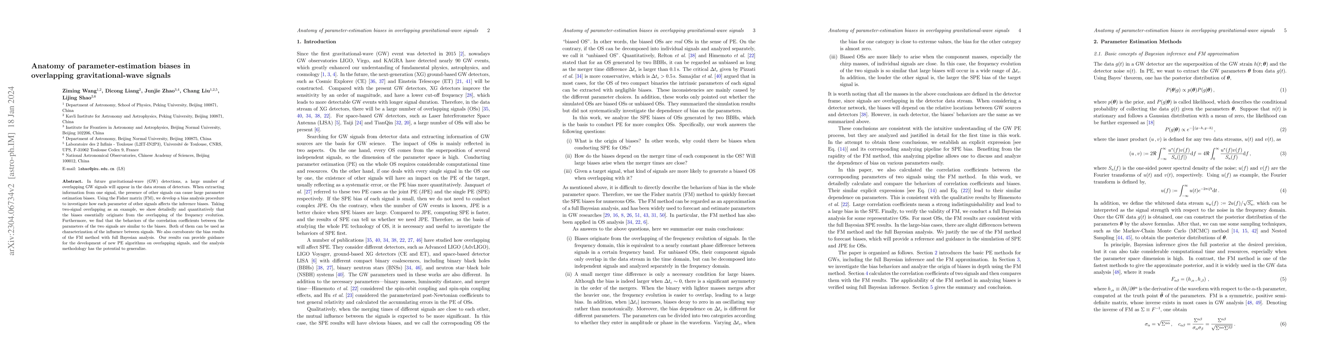 Thumbnail for Anatomy of parameter-estimation biases in overlapping gravitational-wave
  signals
