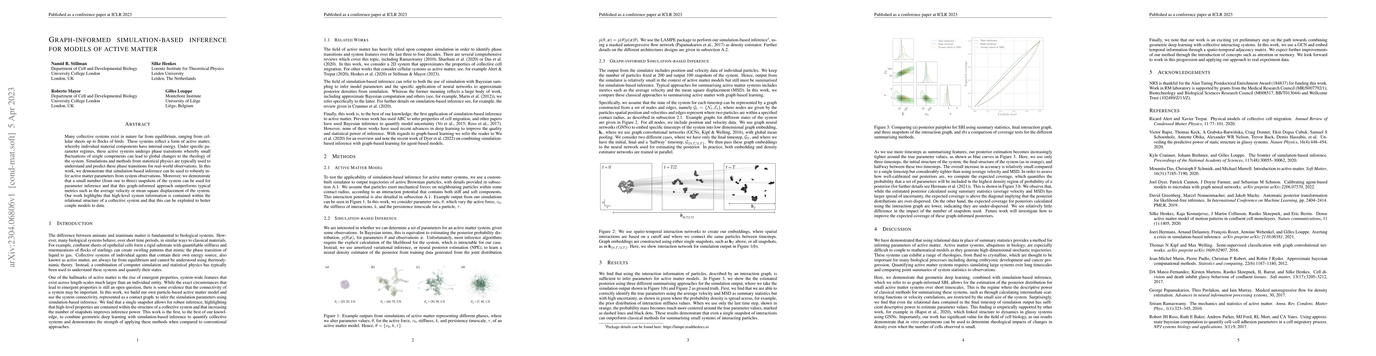 Thumbnail for Graph-informed simulation-based inference for models of active matter