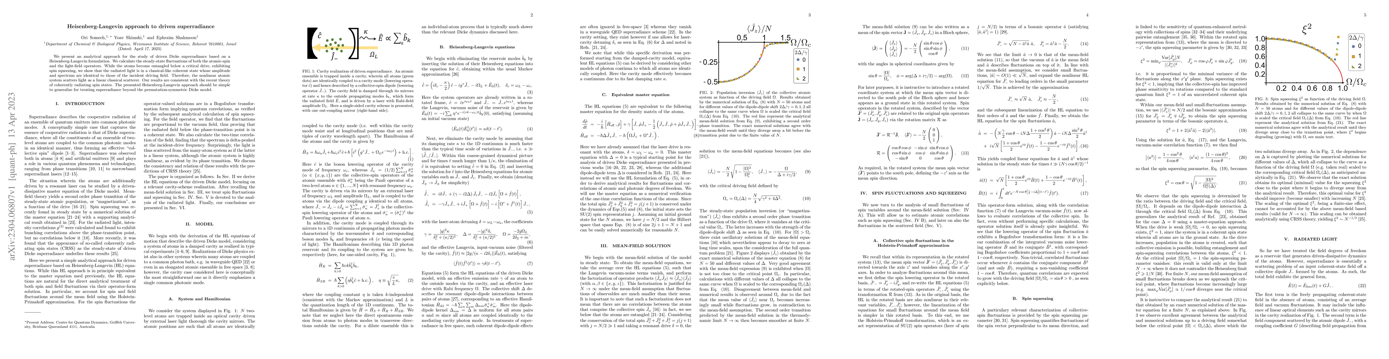 Thumbnail for Heisenberg-Langevin approach to driven superradiance