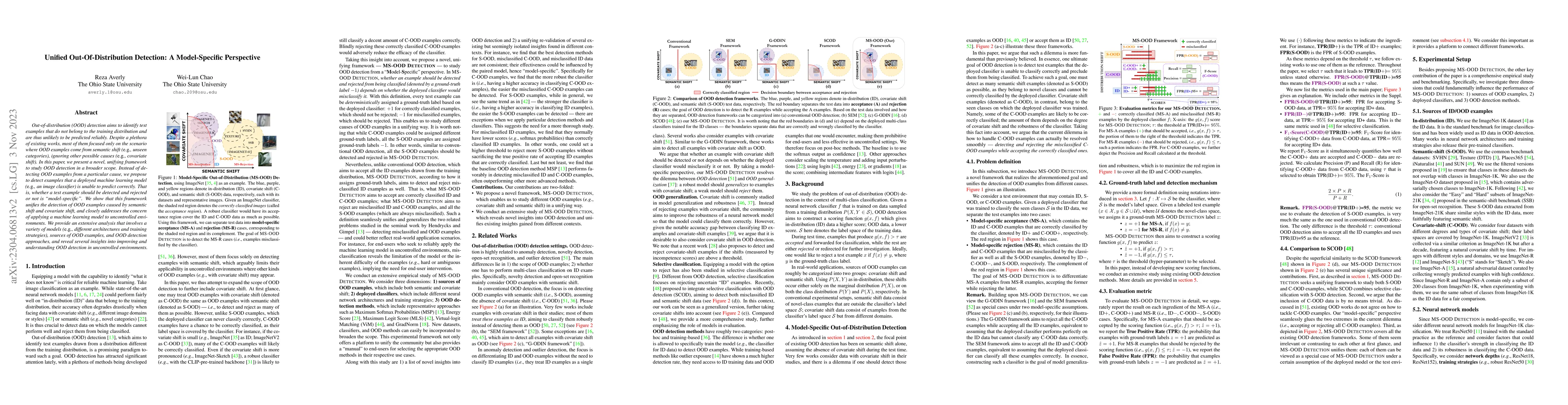Thumbnail for Unified Out-Of-Distribution Detection: A Model-Specific Perspective