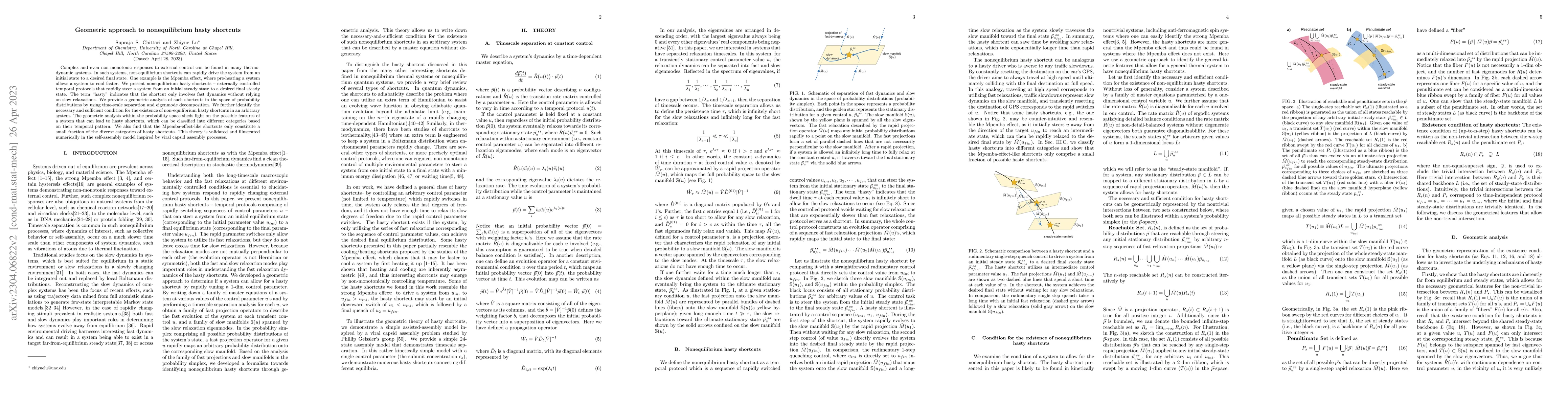 Thumbnail for Geometric approach to nonequilibrium hasty shortcuts