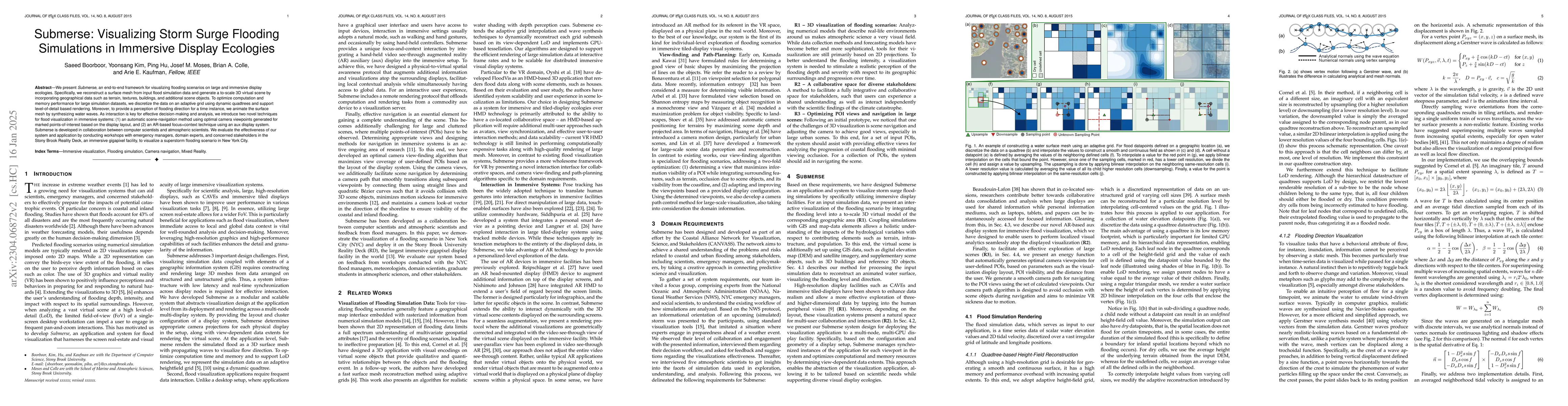 Thumbnail for Submerse: Visualizing Storm Surge Flooding Simulations in Immersive
  Display Ecologies