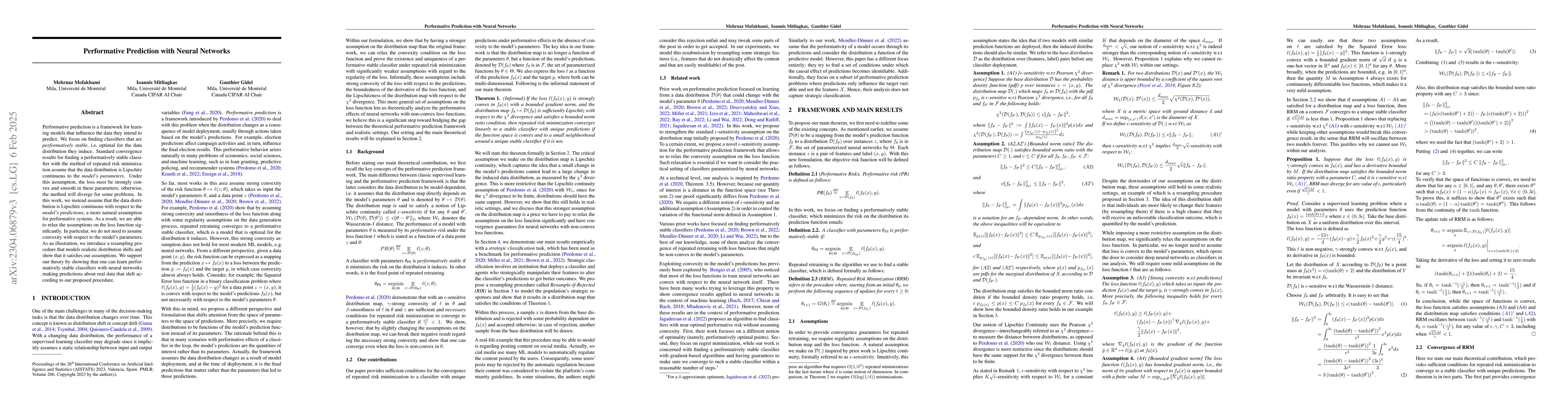 Thumbnail for Performative Prediction with Neural Networks