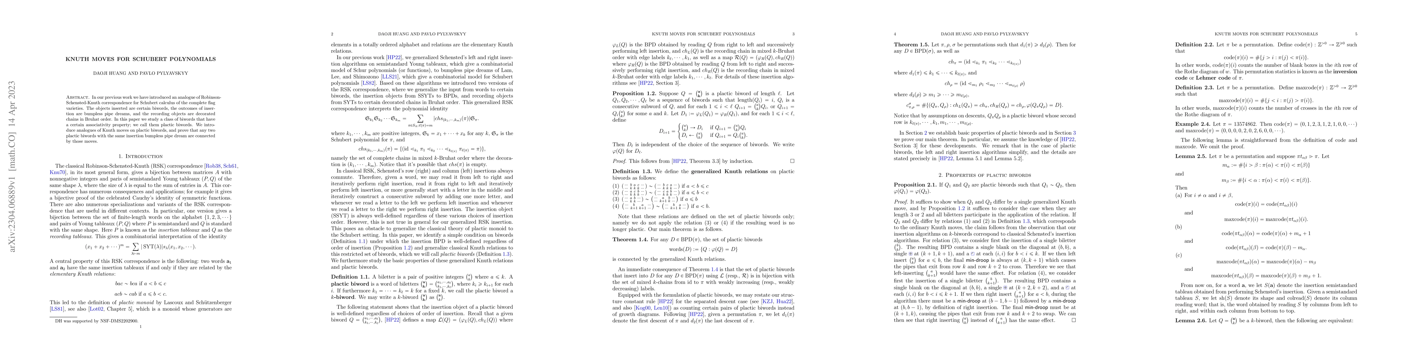 Thumbnail for Knuth moves for Schubert polynomials