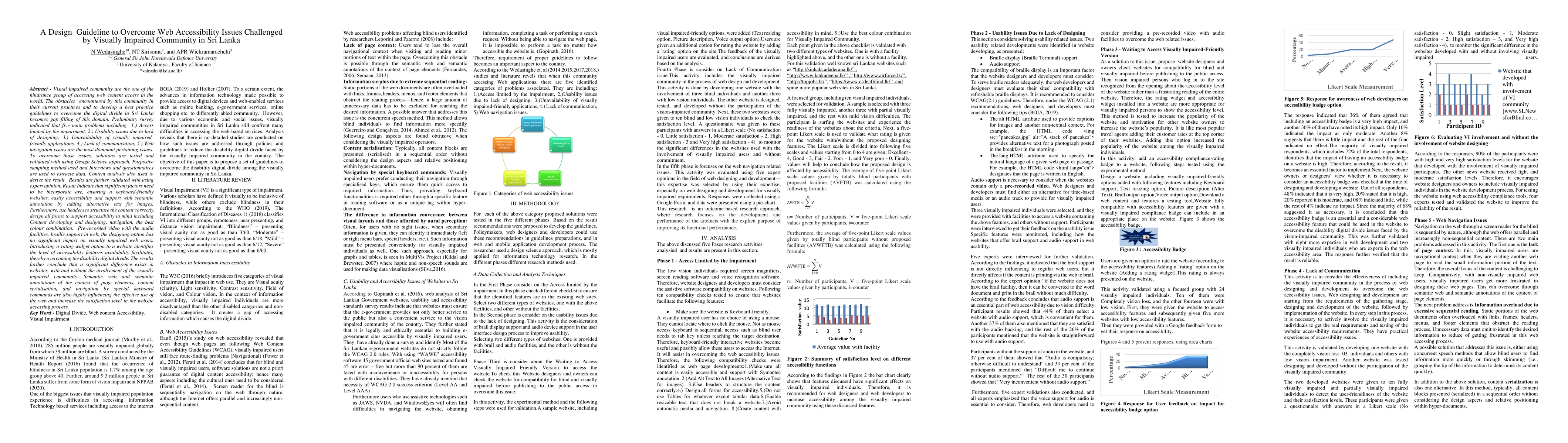 Thumbnail for A Design Guideline to Overcome Web Accessibility Issues Challenged by
  Visually Impaired Community in Sri Lanka