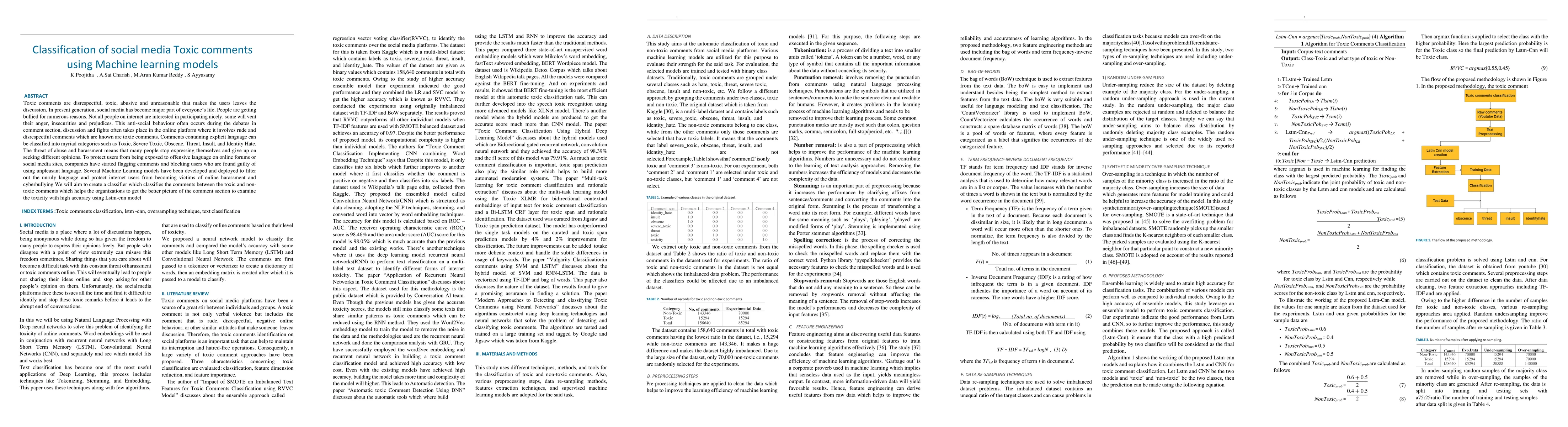 Thumbnail for Classification of social media Toxic comments using Machine learning
  models
