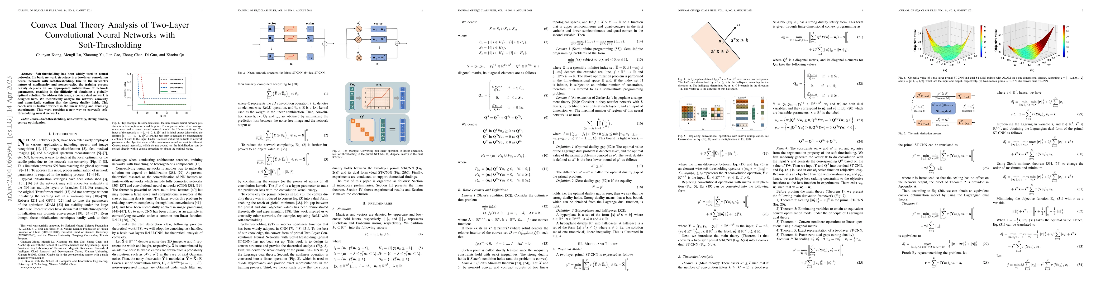 Thumbnail for Convex Dual Theory Analysis of Two-Layer Convolutional Neural Networks
  with Soft-Thresholding