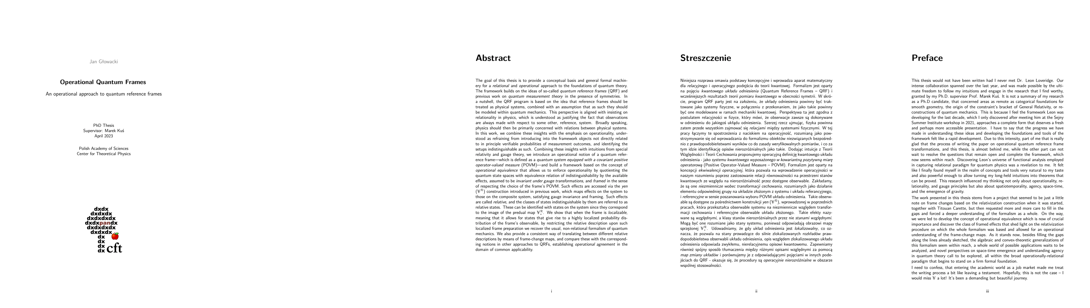 Thumbnail for Operational Quantum Frames: An operational approach to quantum reference
  frames
