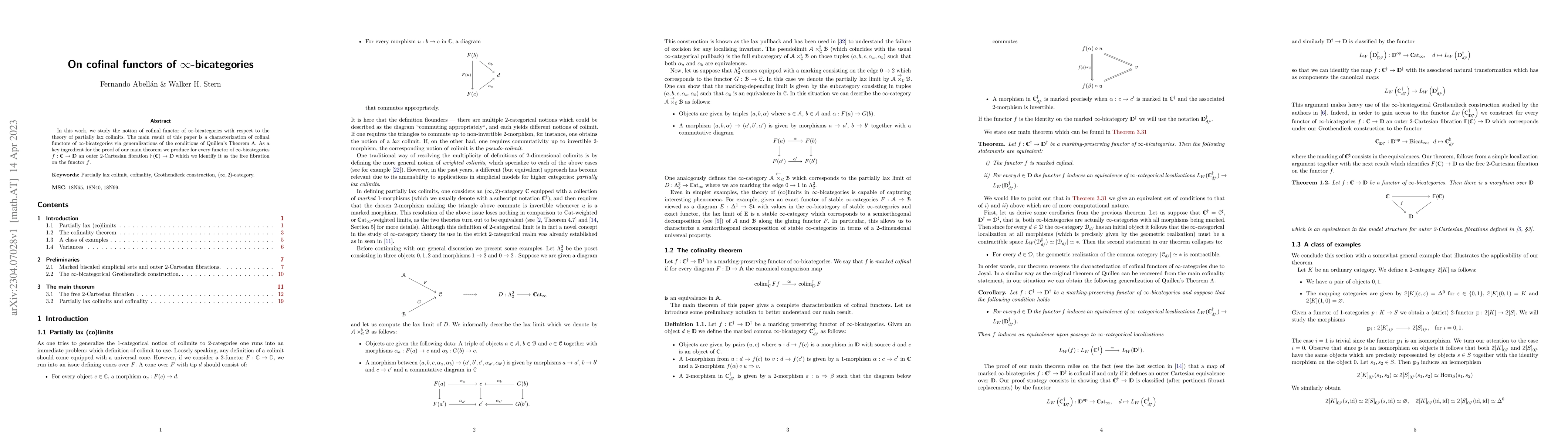 Thumbnail for On cofinal functors of $\infty$-bicategories