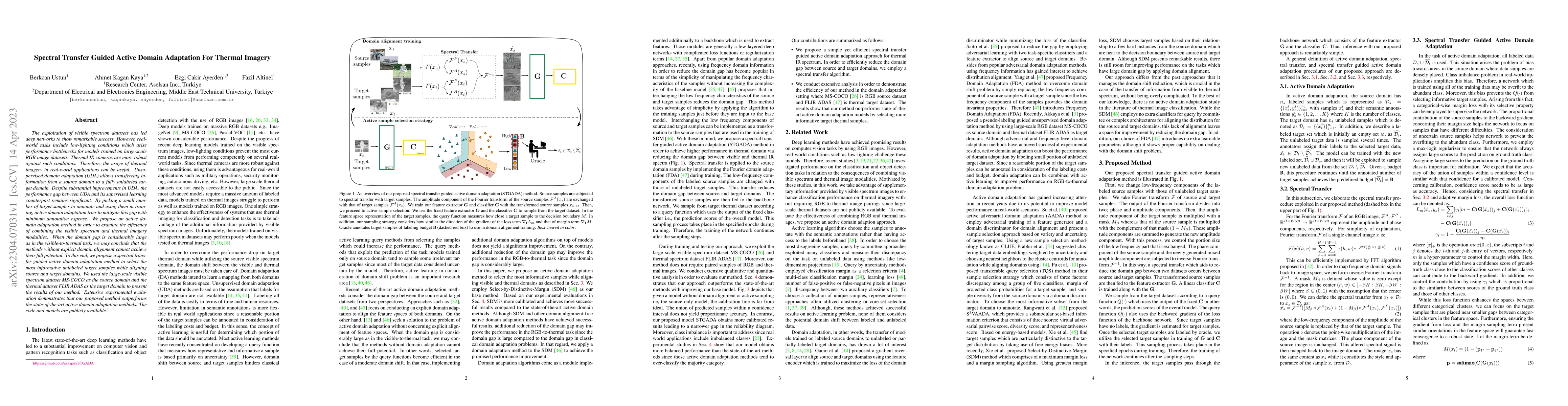 Thumbnail for Spectral Transfer Guided Active Domain Adaptation For Thermal Imagery