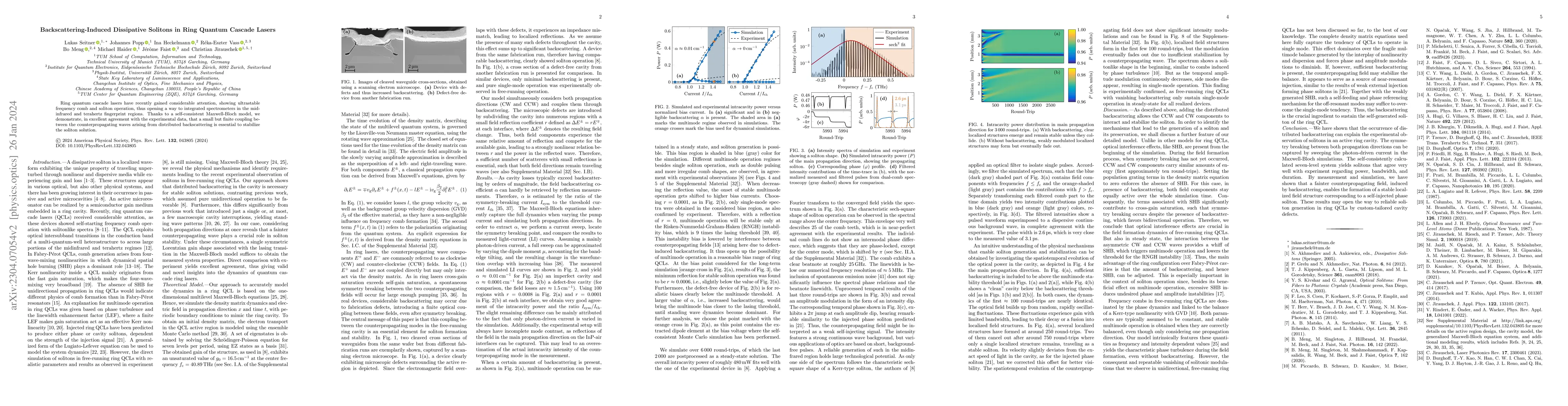 Thumbnail for Backscattering-Induced Dissipative Solitons in Ring Quantum Cascade
  Lasers
