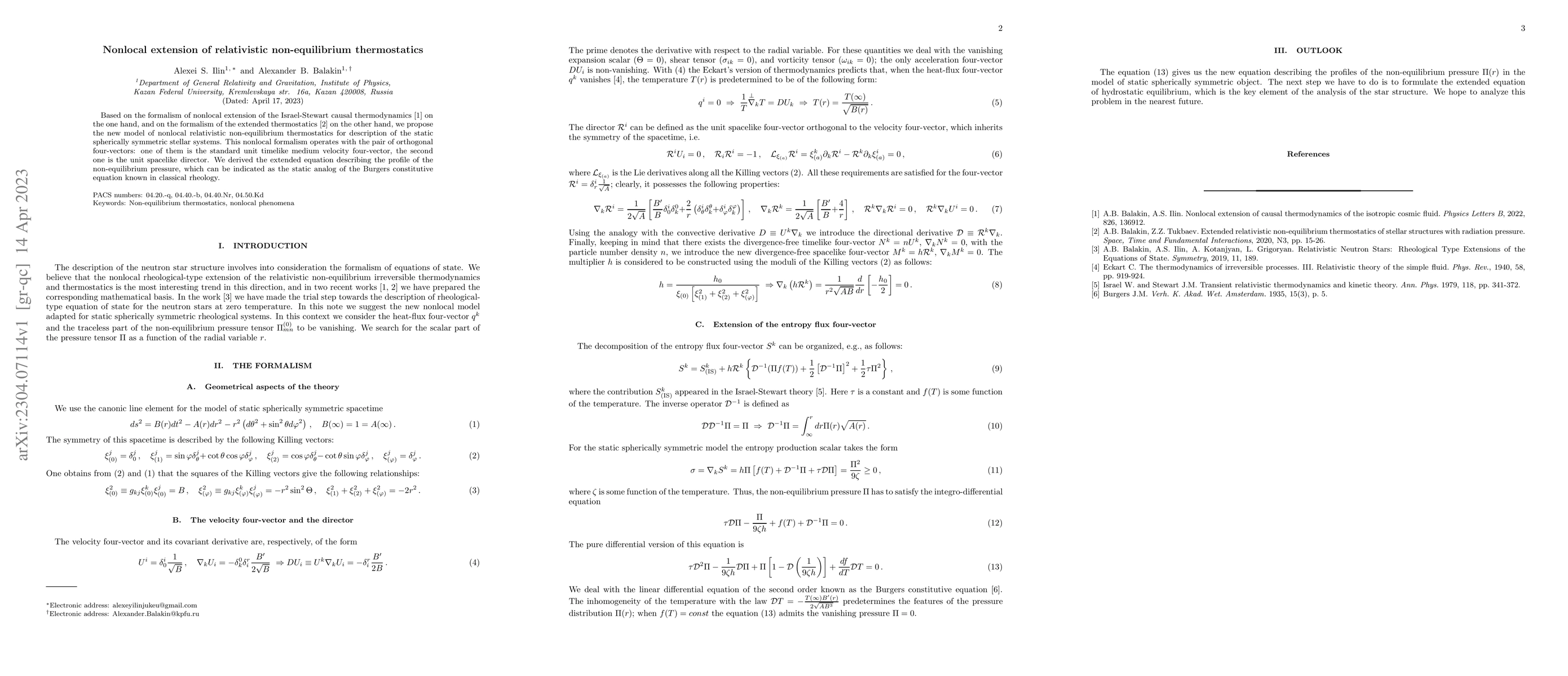 Thumbnail for Nonlocal extension of relativistic non-equilibrium thermostatics