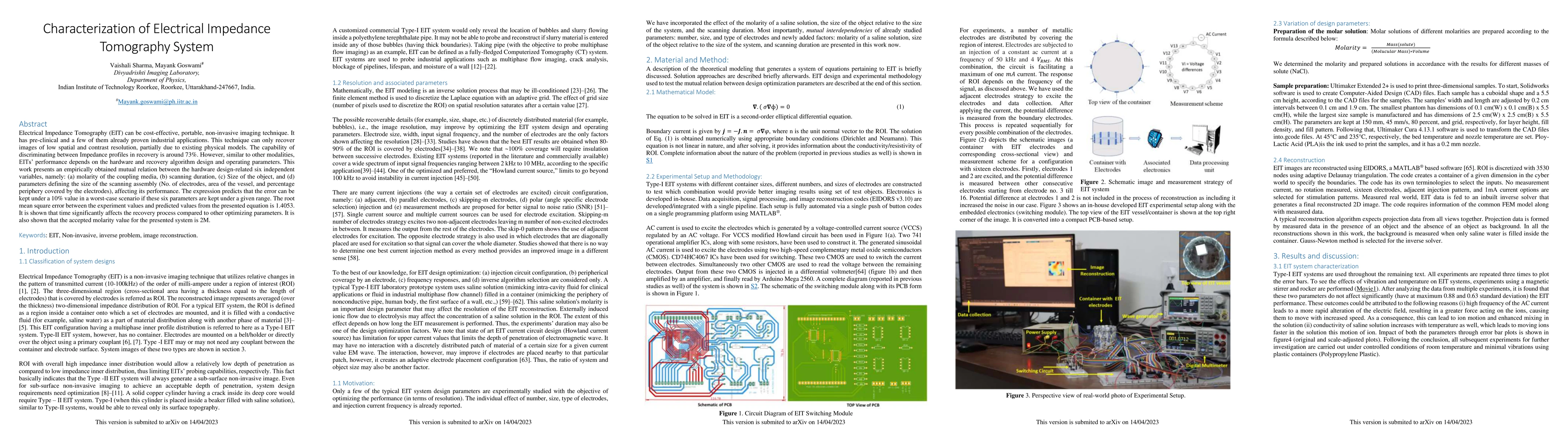 Thumbnail for Characterization of Electrical Impedance Tomography System