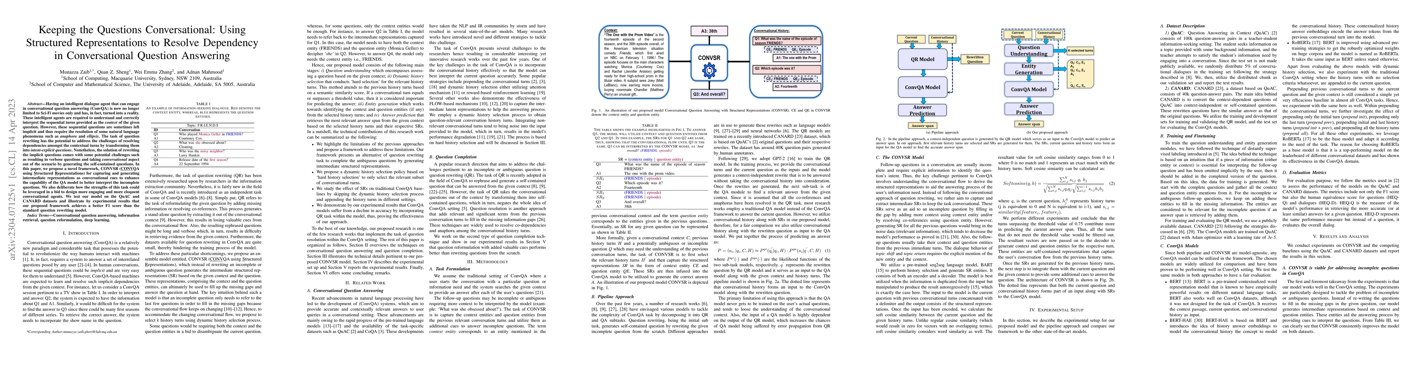 Thumbnail for Keeping the Questions Conversational: Using Structured Representations
  to Resolve Dependency in Conversational Question Answering
