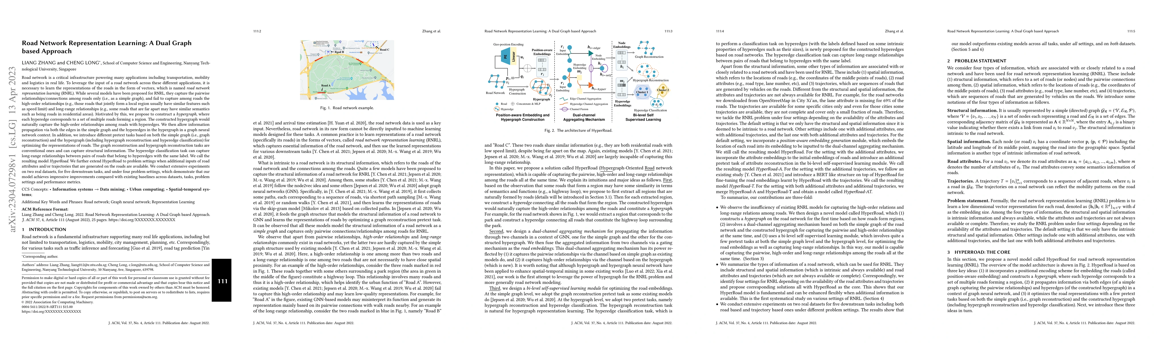 Thumbnail for Road Network Representation Learning: A Dual Graph based Approach