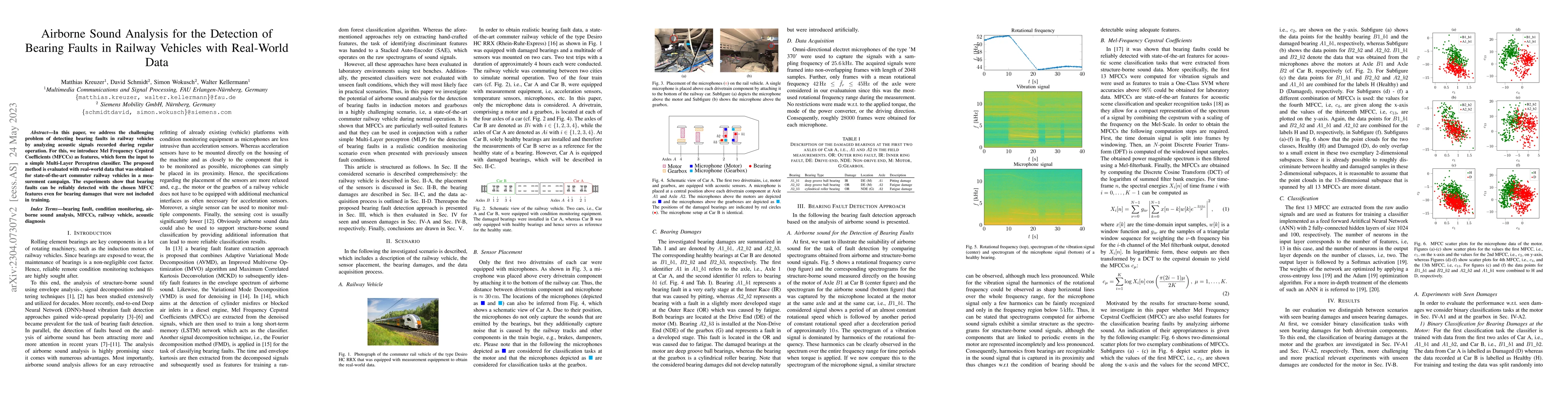 Thumbnail for Airborne Sound Analysis for the Detection of Bearing Faults in Railway
  Vehicles with Real-World Data