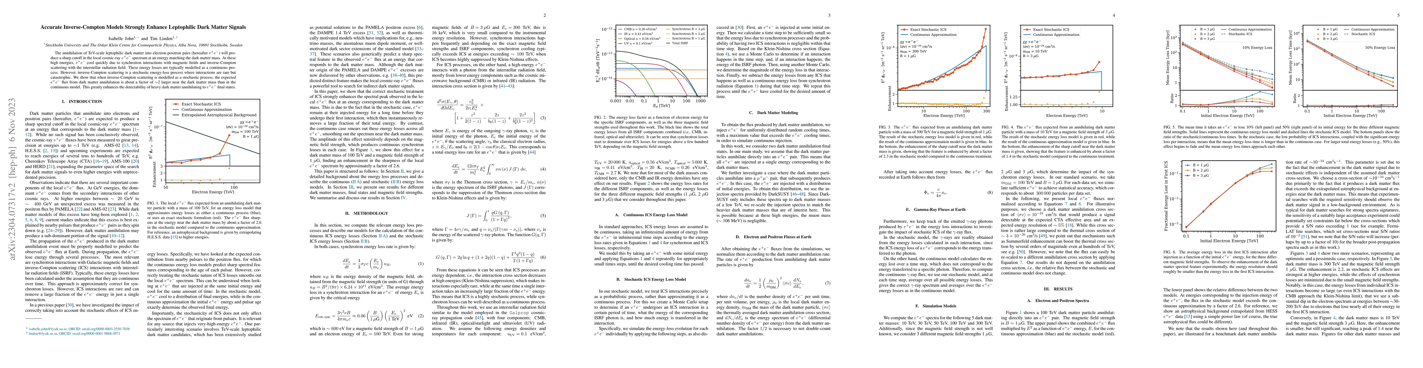 Thumbnail for Accurate Inverse-Compton Models Strongly Enhance Leptophilic Dark Matter
  Signals