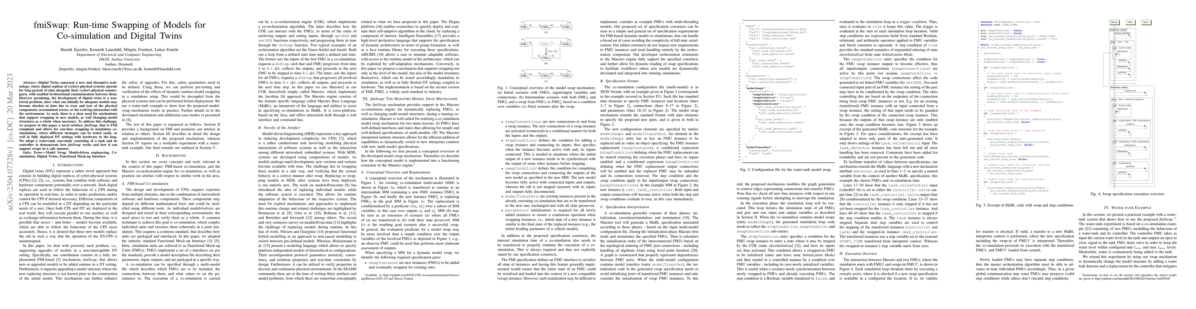 Thumbnail for fmiSwap: Run-time Swapping of Models for Co-simulation and Digital Twins
