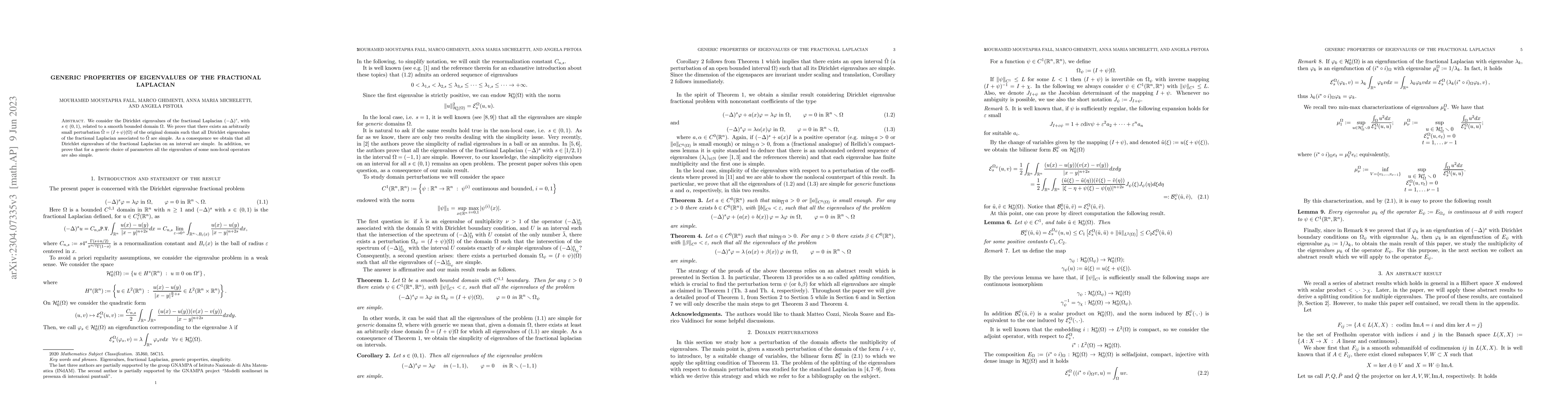 Thumbnail for Generic properties of eigenvalues of the fractional Laplacian