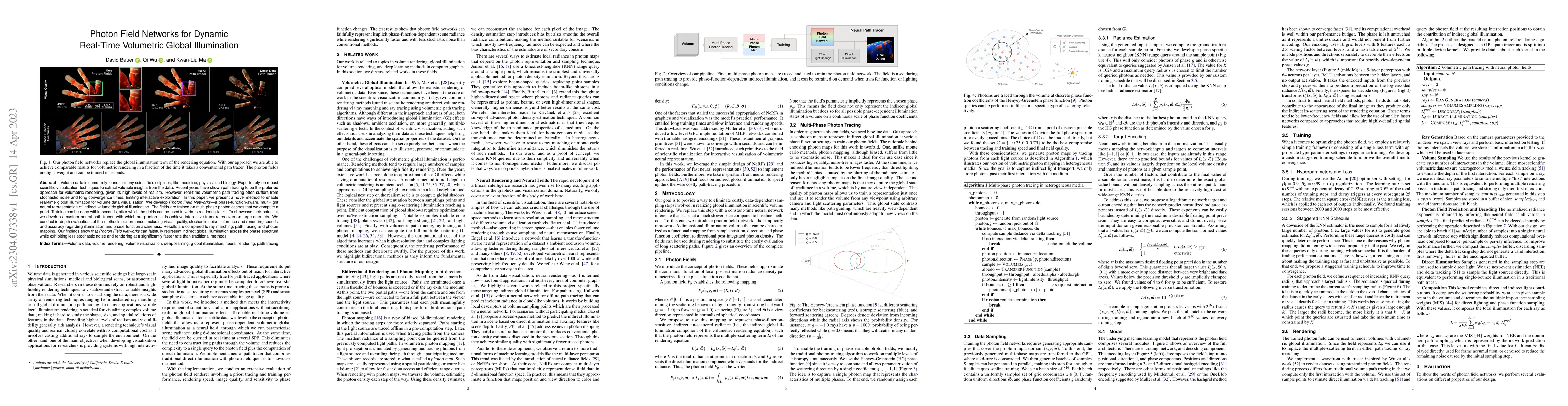Thumbnail for Photon Field Networks for Dynamic Real-Time Volumetric Global
  Illumination