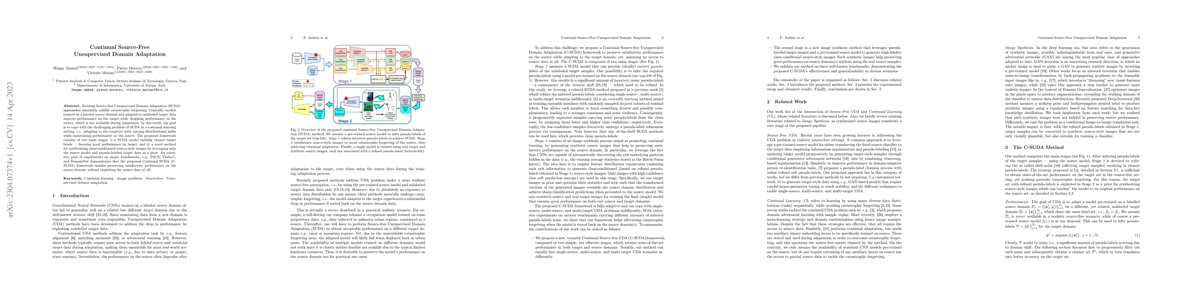 Thumbnail for Continual Source-Free Unsupervised Domain Adaptation