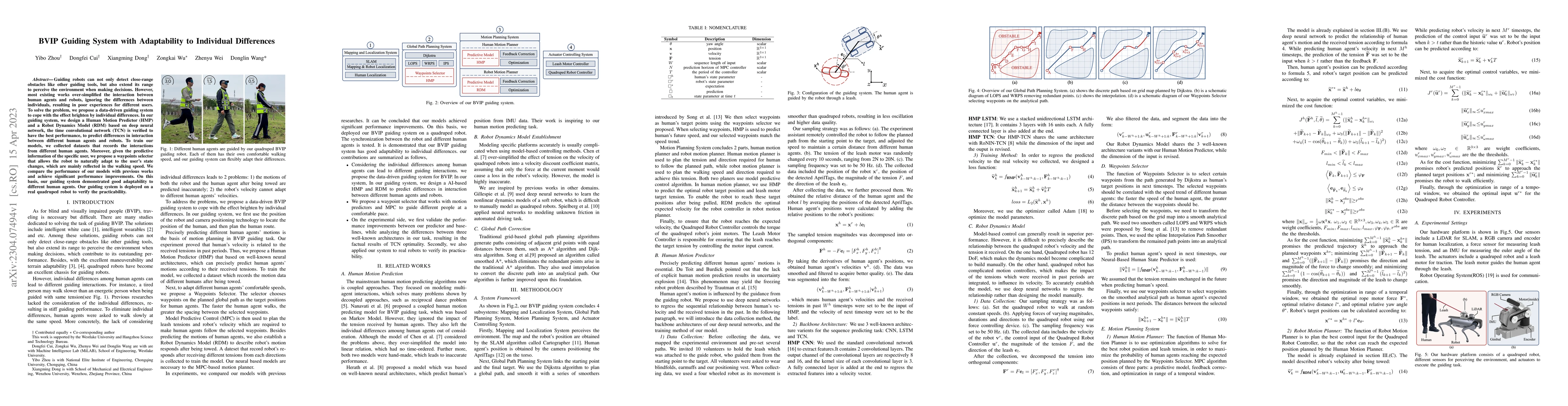 Thumbnail for BVIP Guiding System with Adaptability to Individual Differences