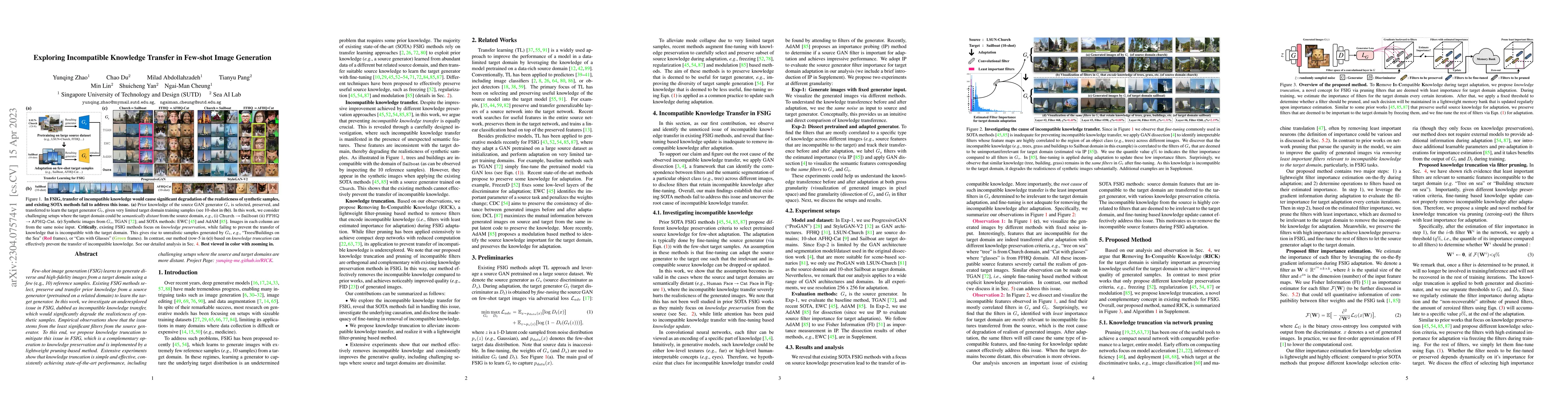 Thumbnail for Exploring Incompatible Knowledge Transfer in Few-shot Image Generation