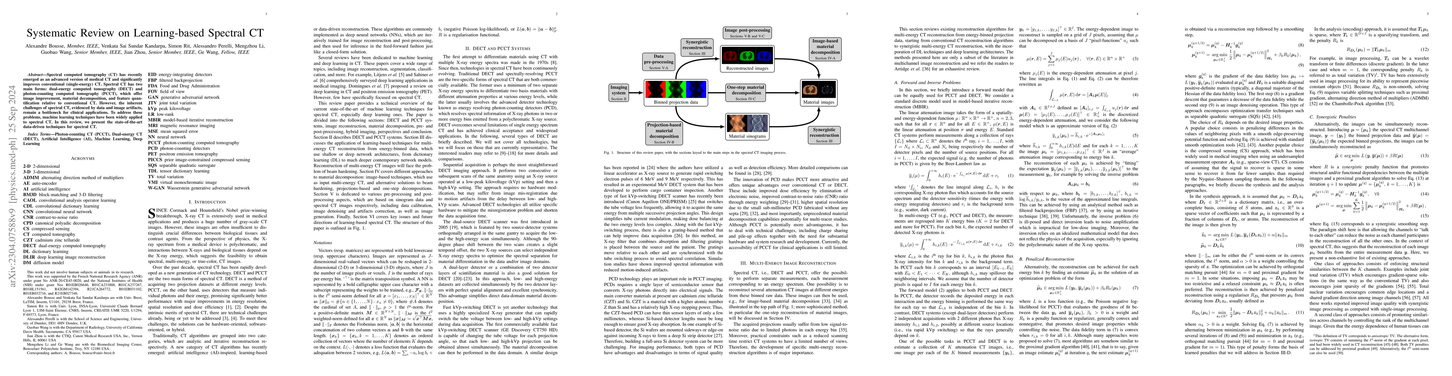 Thumbnail for Systematic Review on Learning-based Spectral CT