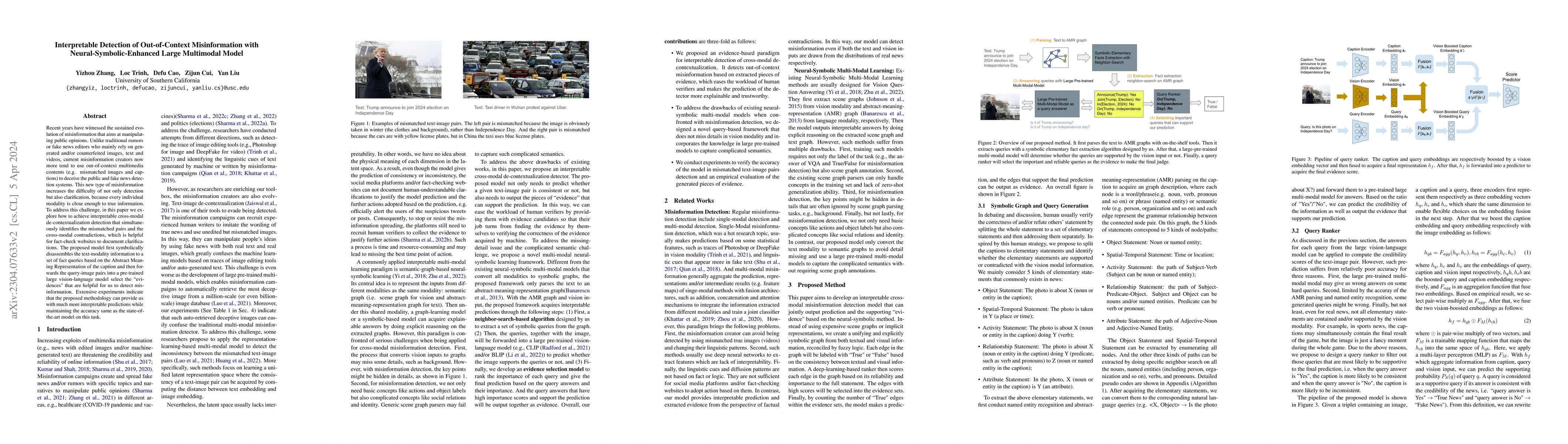 Thumbnail for Interpretable Detection of Out-of-Context Misinformation with
  Neural-Symbolic-Enhanced Large Multimodal Model