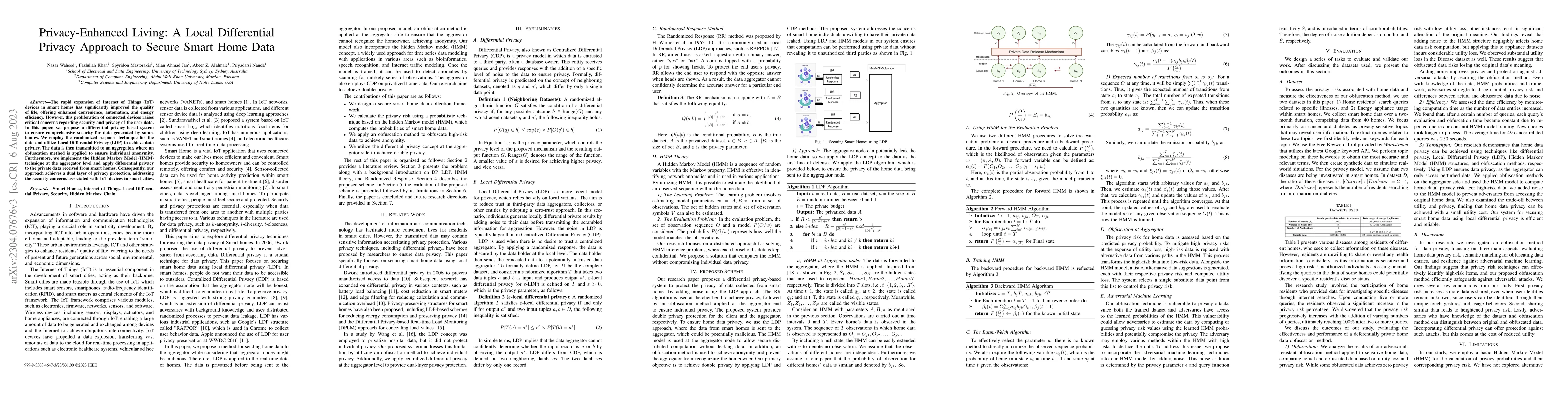 Thumbnail for Privacy-Enhanced Living: A Local Differential Privacy Approach to Secure
  Smart Home Data