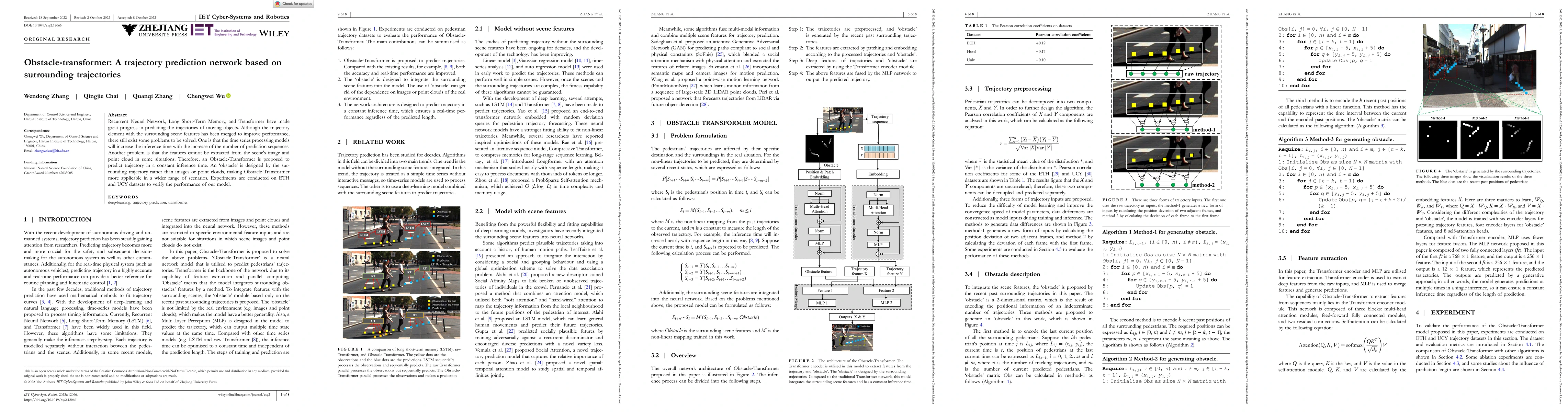Thumbnail for Obstacle-Transformer: A Trajectory Prediction Network Based on
  Surrounding Trajectories