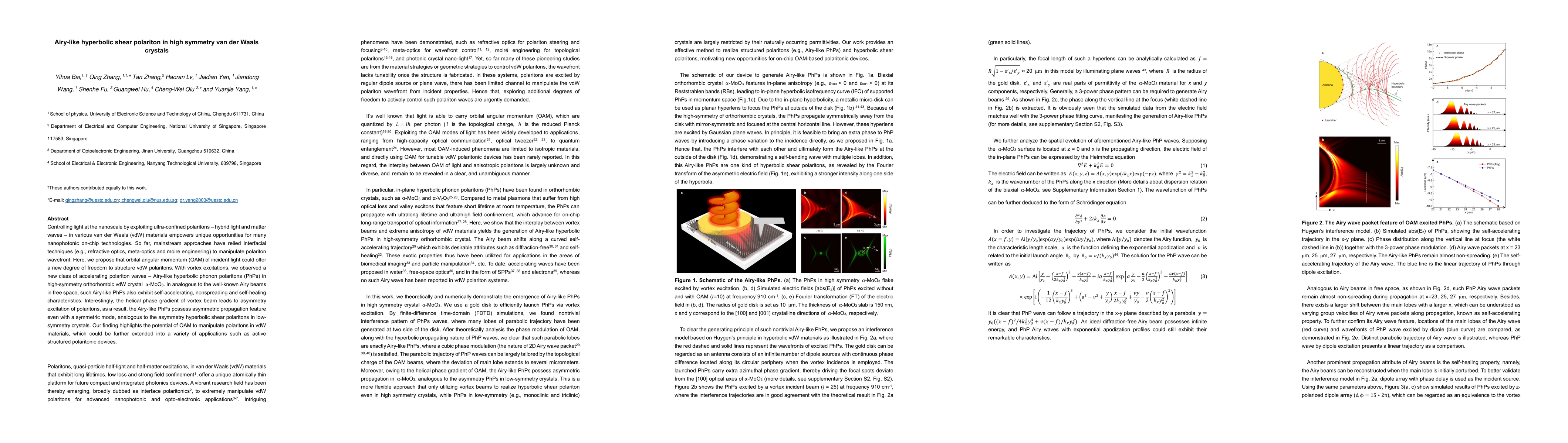Thumbnail for Airy-like hyperbolic shear polariton in high symmetry van der Waals
  crystals