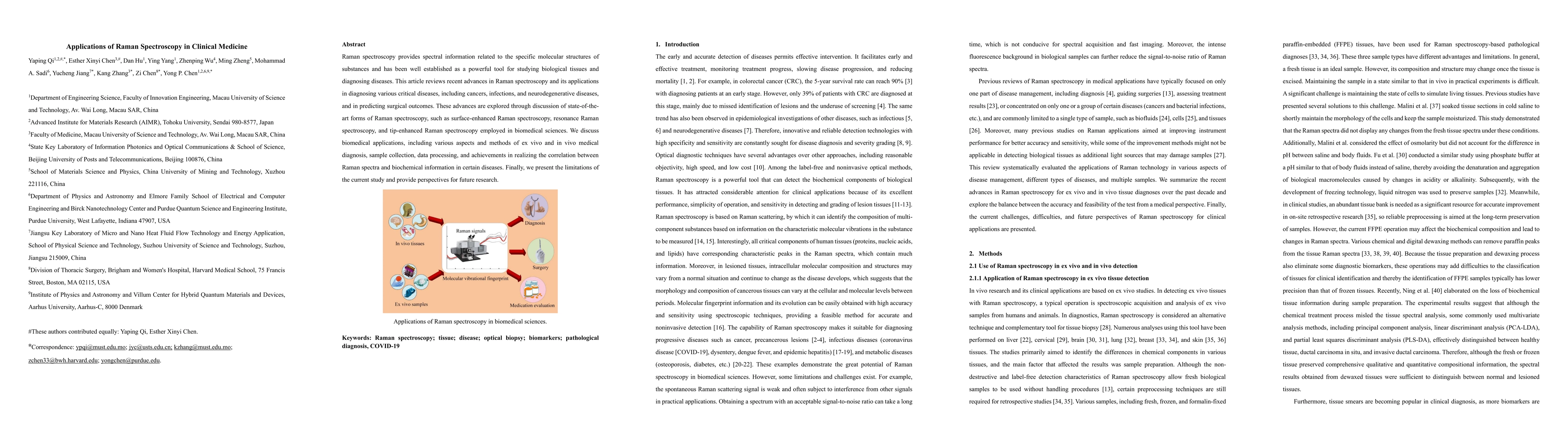 Thumbnail for Applications of Raman Spectroscopy in Clinical Medicine