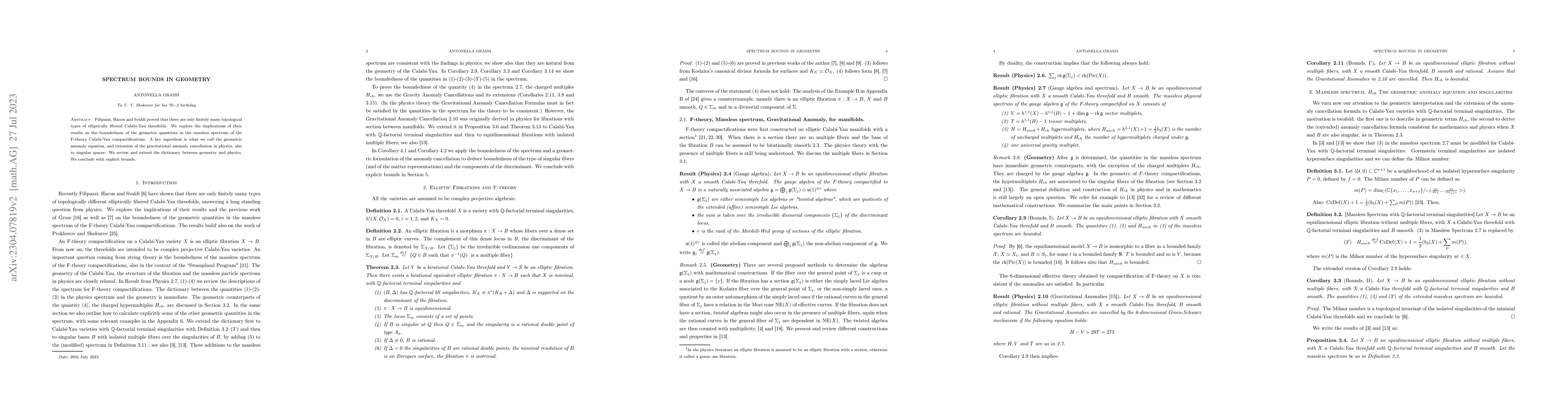 Thumbnail for Spectrum bounds in geometry