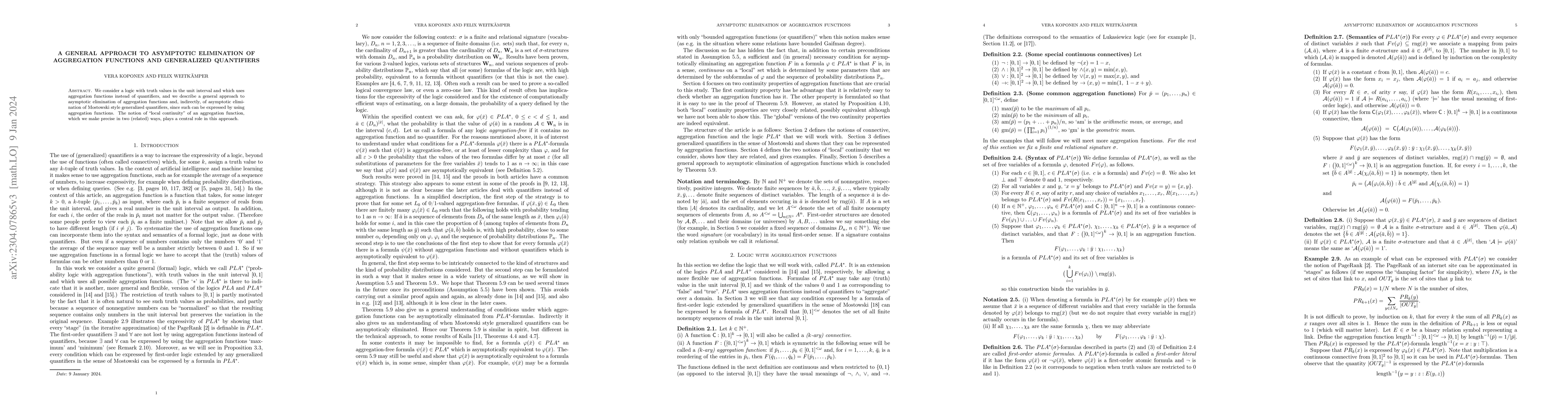 Thumbnail for A general approach to asymptotic elimination of aggregation functions
  and generalized quantifiers