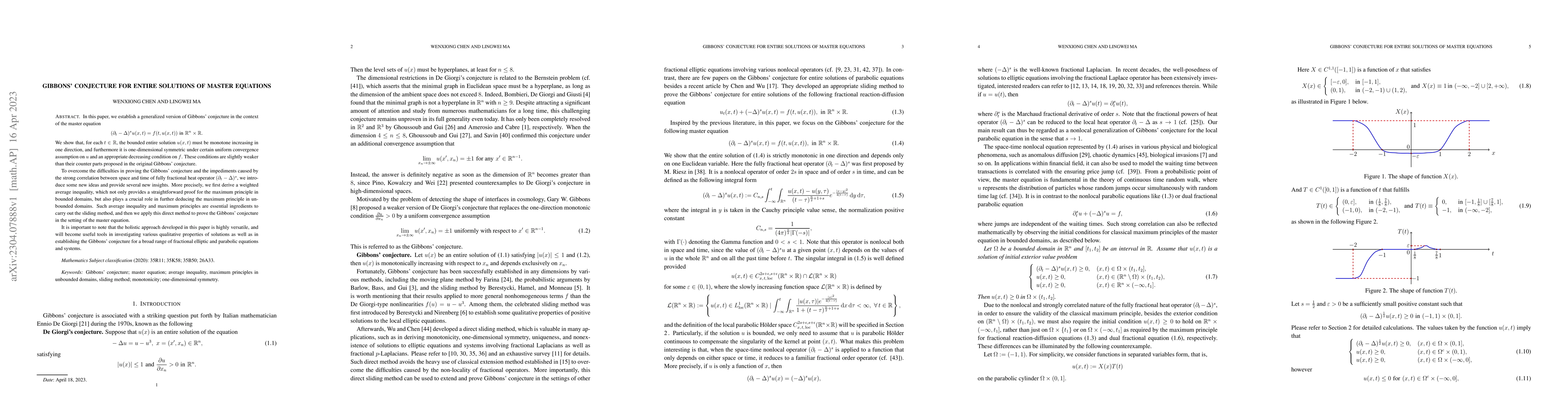 Thumbnail for Gibbons' conjecture for entire solutions of master equations