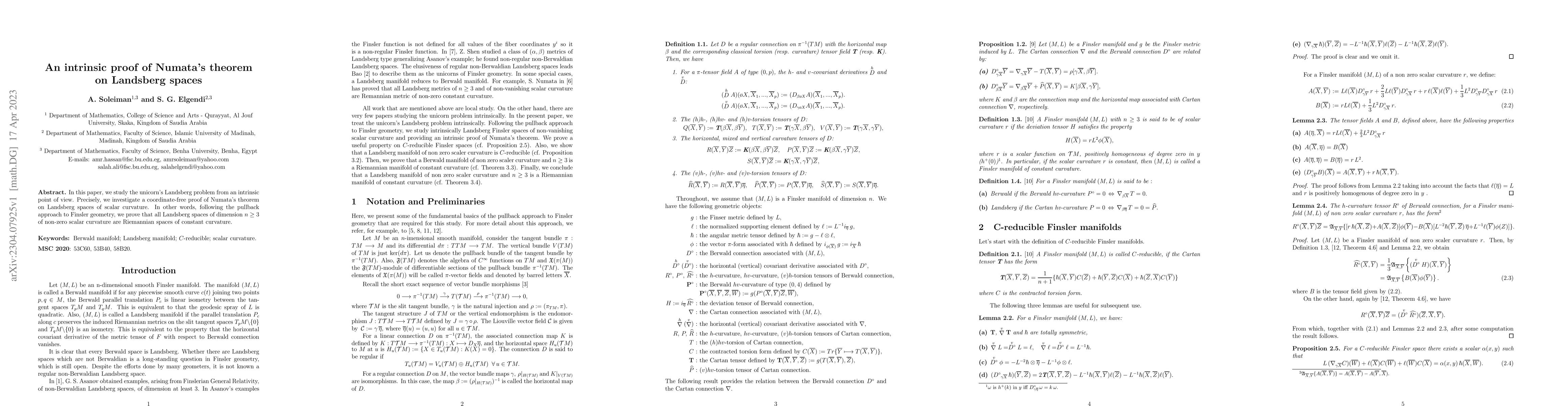 Thumbnail for An intrinsic proof of Numata's theorem on Landsberg spaces