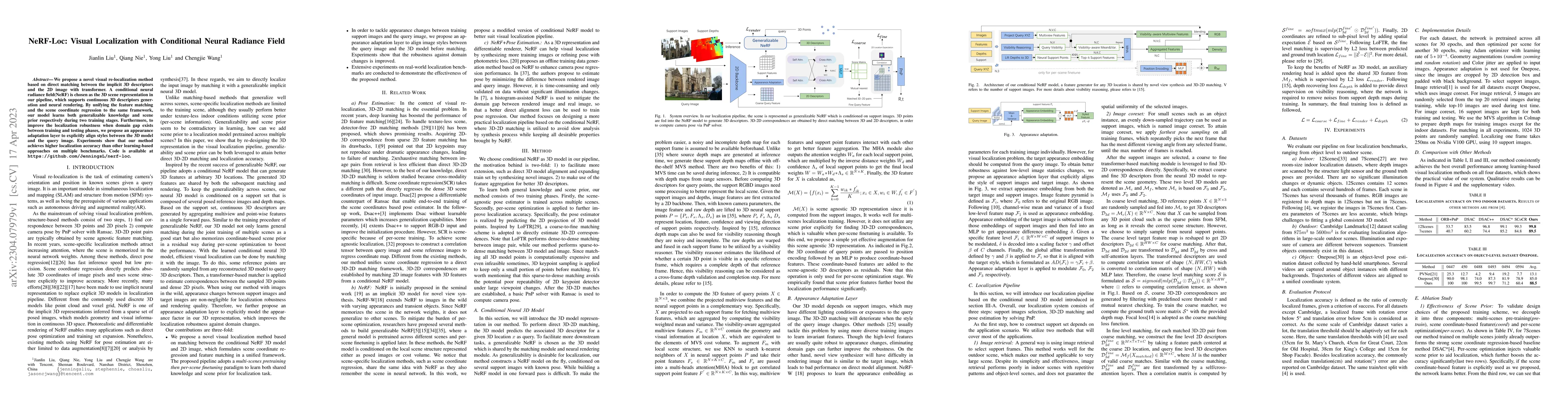 Thumbnail for NeRF-Loc: Visual Localization with Conditional Neural Radiance Field