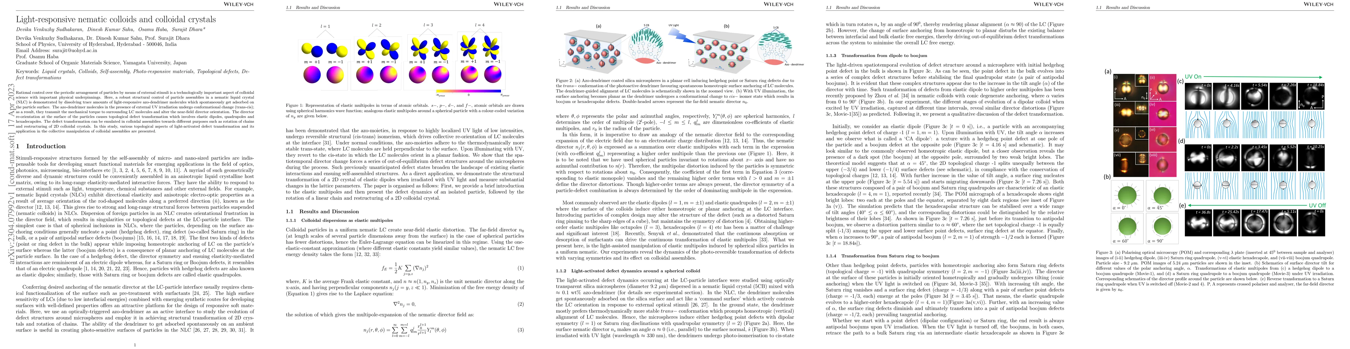 Thumbnail for Light-responsive nematic colloids and colloidal crystals