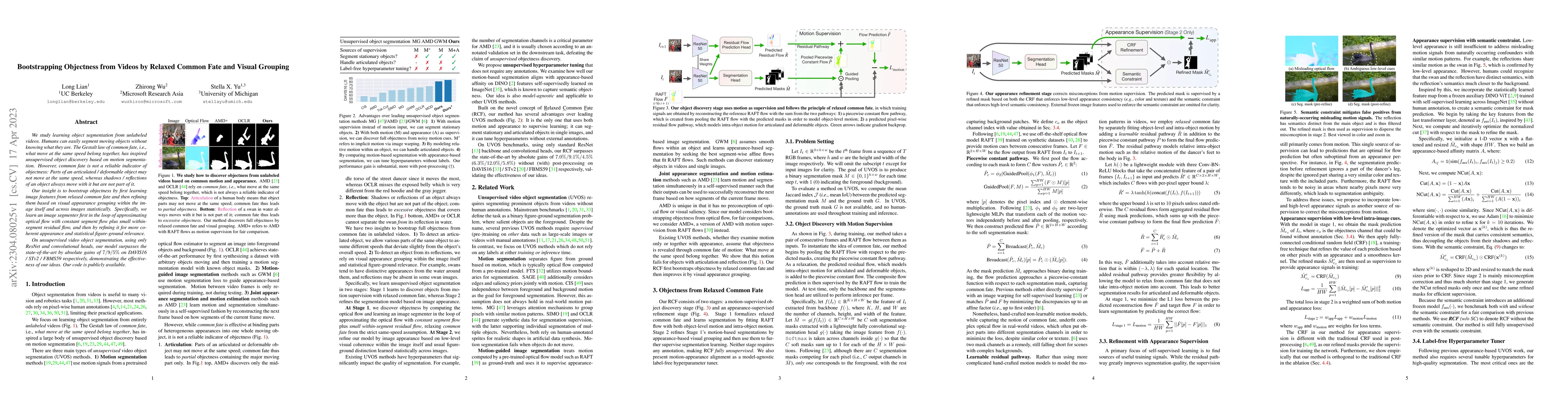 Thumbnail for Bootstrapping Objectness from Videos by Relaxed Common Fate and Visual
  Grouping