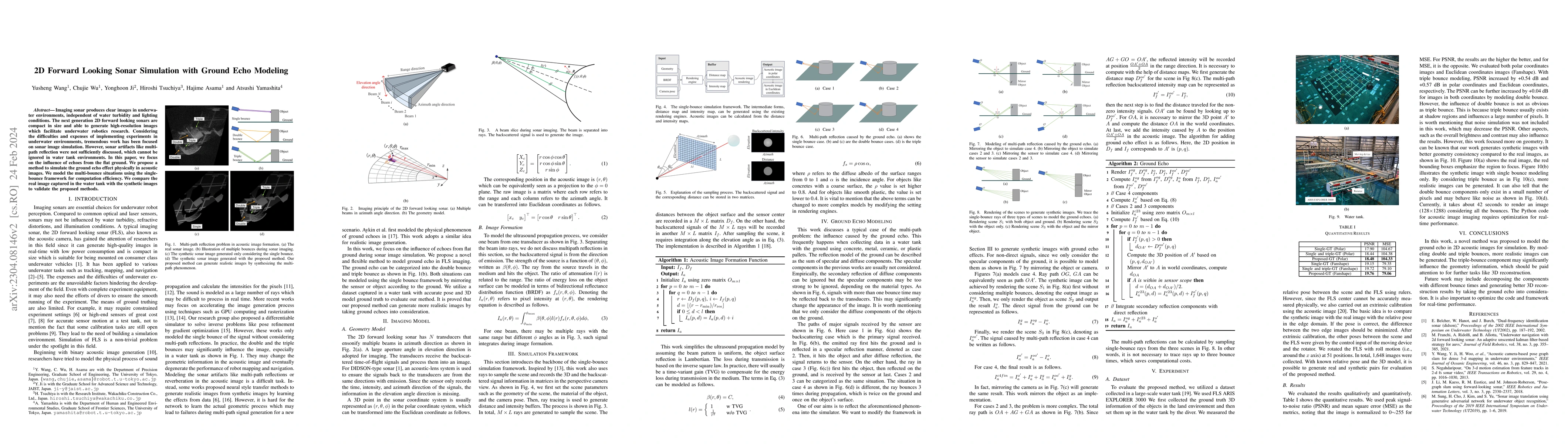 Thumbnail for 2D Forward Looking Sonar Simulation with Ground Echo Modeling