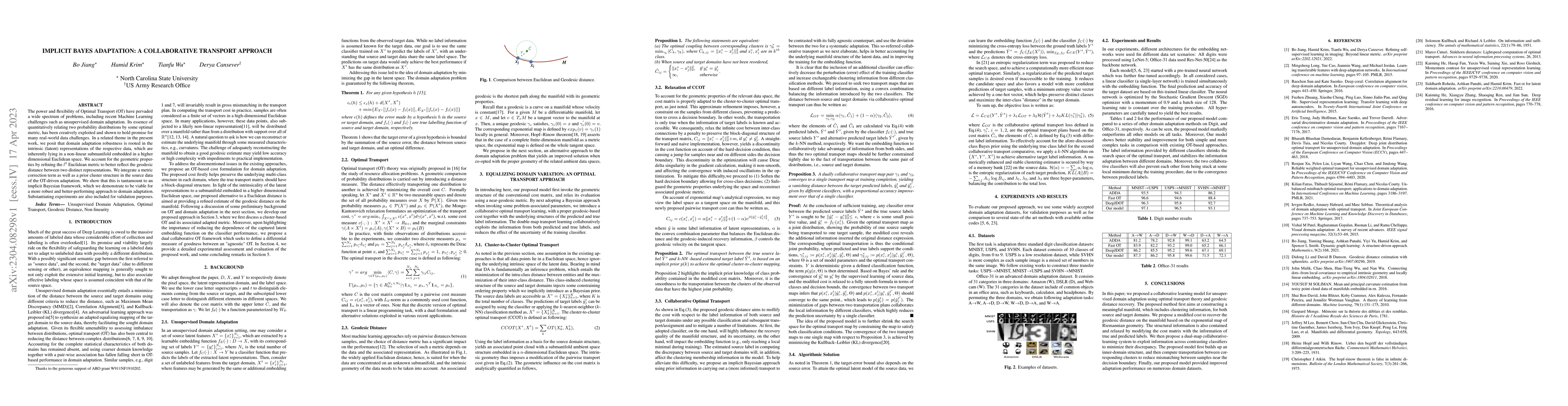 Thumbnail for Implicit Bayes Adaptation: A Collaborative Transport Approach